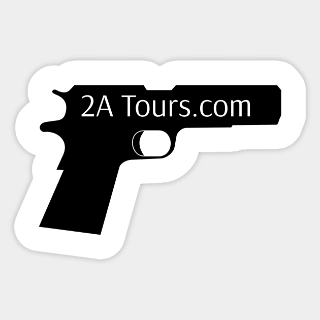 2A Tours 1911A Sticker by carobaro